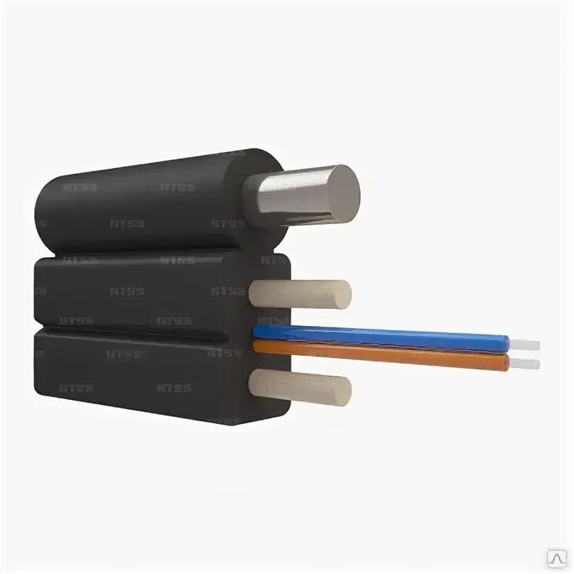 Кабель-дроп-плоский FTTH G657A1 с внеш.силов.элементом из стальн.проволоки,2 волокна,усилен.(1000м) Кабель-дроп-плоский FTTH G657A1 с внеш.силов.элементом из стальн.проволоки,2 волокна,усилен.(1000м)