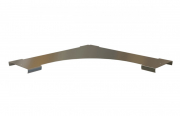 Hyperline RST-CAH90-400-15-0,8-R100-SZ Крышка угла 90° горизонтального плавного 400x15 R100-0,8 мм Hyperline RST-CAH90-400-15-0,8-R100-SZ Крышка угла 90° горизонтального плавного 400x15 R100-0,8 мм