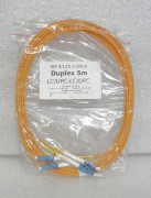 Шнур ШОС-2/SM/2.0мм-LC/UPC-LC/UPC- 5м duplex